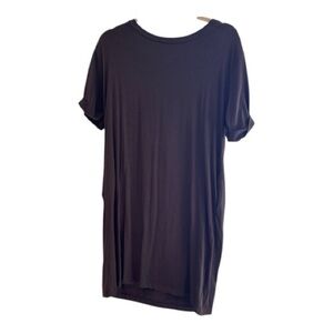 Casual Brown Short sleeve T-Shirt Dress Size Medium